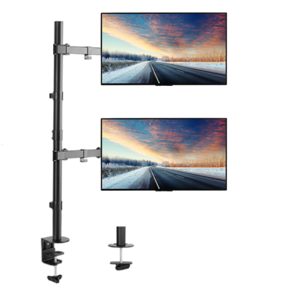 soporte para dos monitor vertical