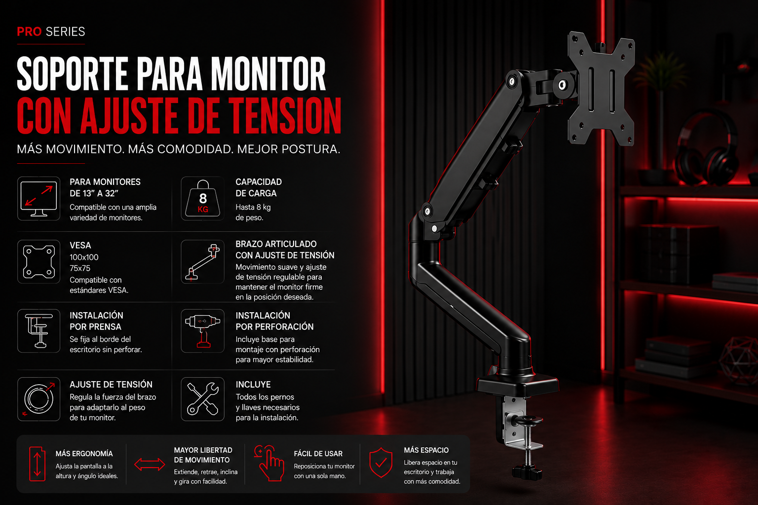 soporte para monitor
