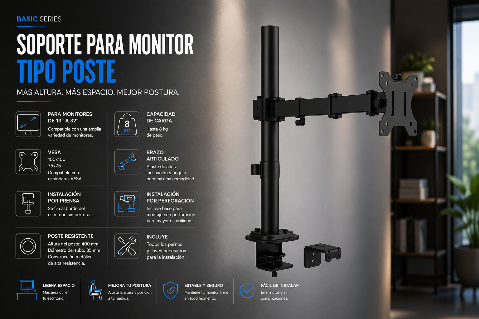 Soporte para Monitor 6 soporte para monitor