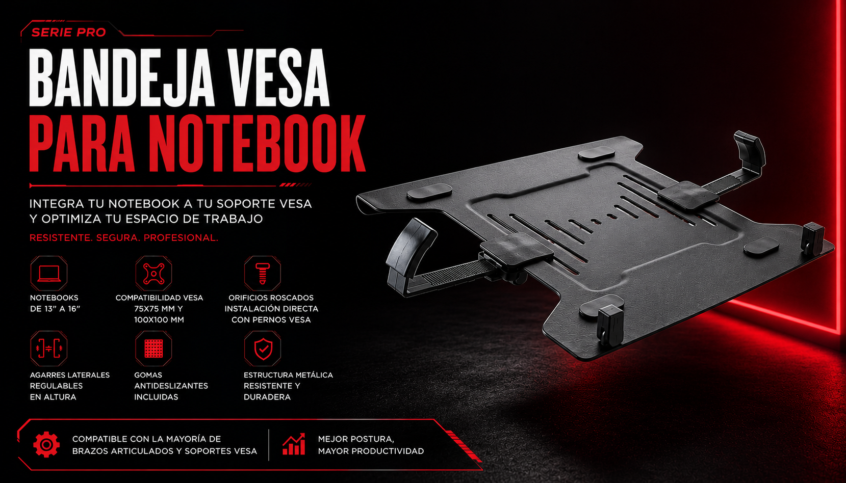 bandeja vesa para notebook