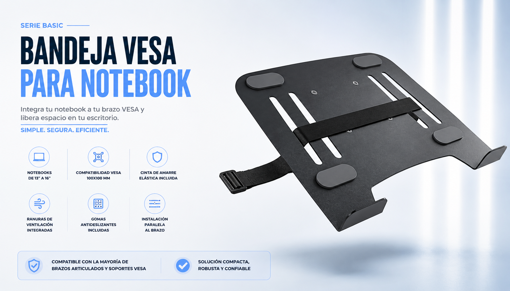bandeja para notebook vesa