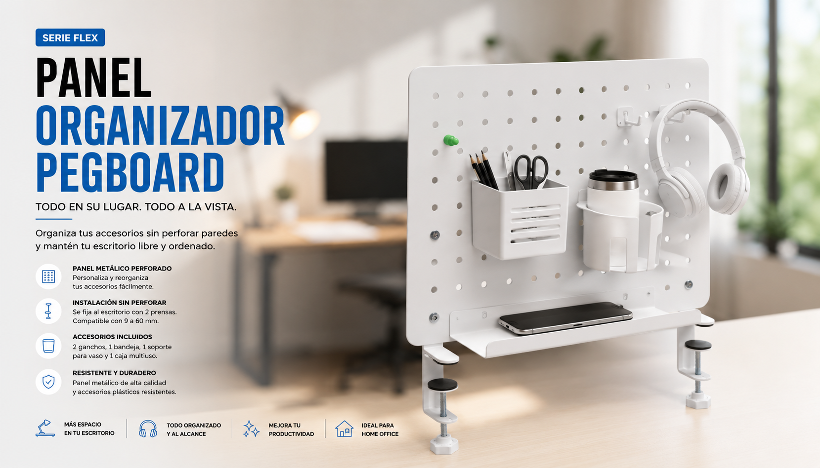 Pegboard metalica 4 pegboard